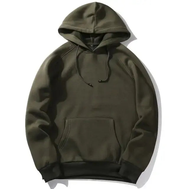 Dark Grey Y2K Hoodie Men's Sweatshirt